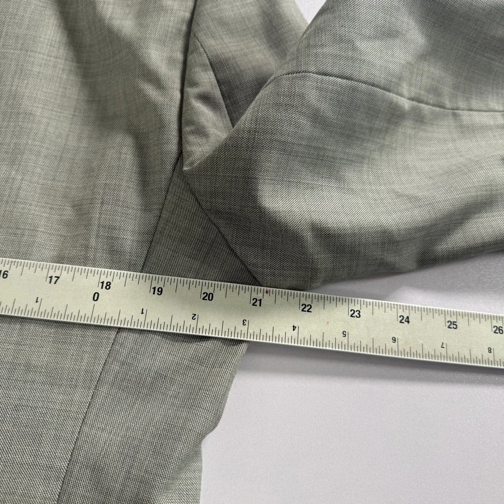Bonobos Blazer Mens 42R Gray Slim Fit Two Button Wool Blend Sport Coat Plaid